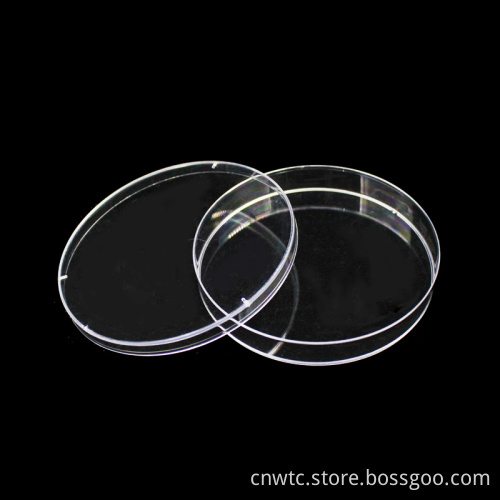 Disposable Plastic Sterile Petri Dishes (9cm) for Laboratory Use